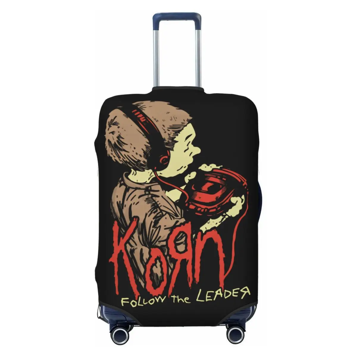 

Чехол для Walkman Korn Follow The Leader (2 шт.), защитный чехол для чемодана, для круизов и авиаперелетов, эластичный чехол для багажа