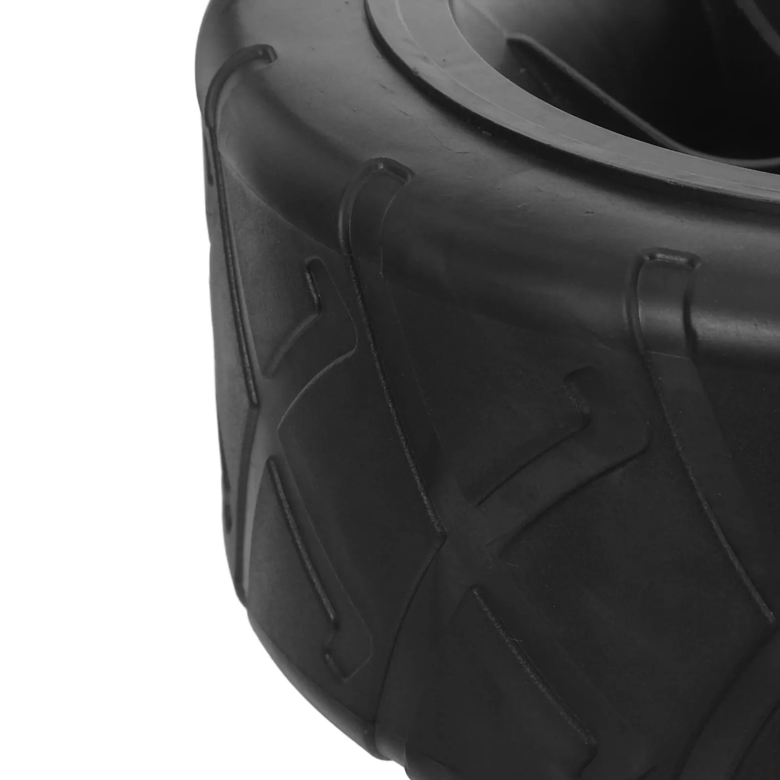 Heavy Duty Foldable Wagon Replacement Wheels 8mm Hole 2 Pack Rubber Tires for Camping Beach and Utility Carts