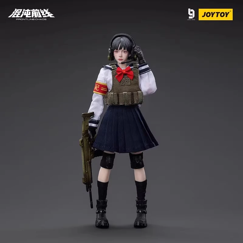JOYTOY LEVEL9 Chaos Front Amy Maple Tactical Squad Dorasina 1/12 Articulated Action Figure Collectible Display Model