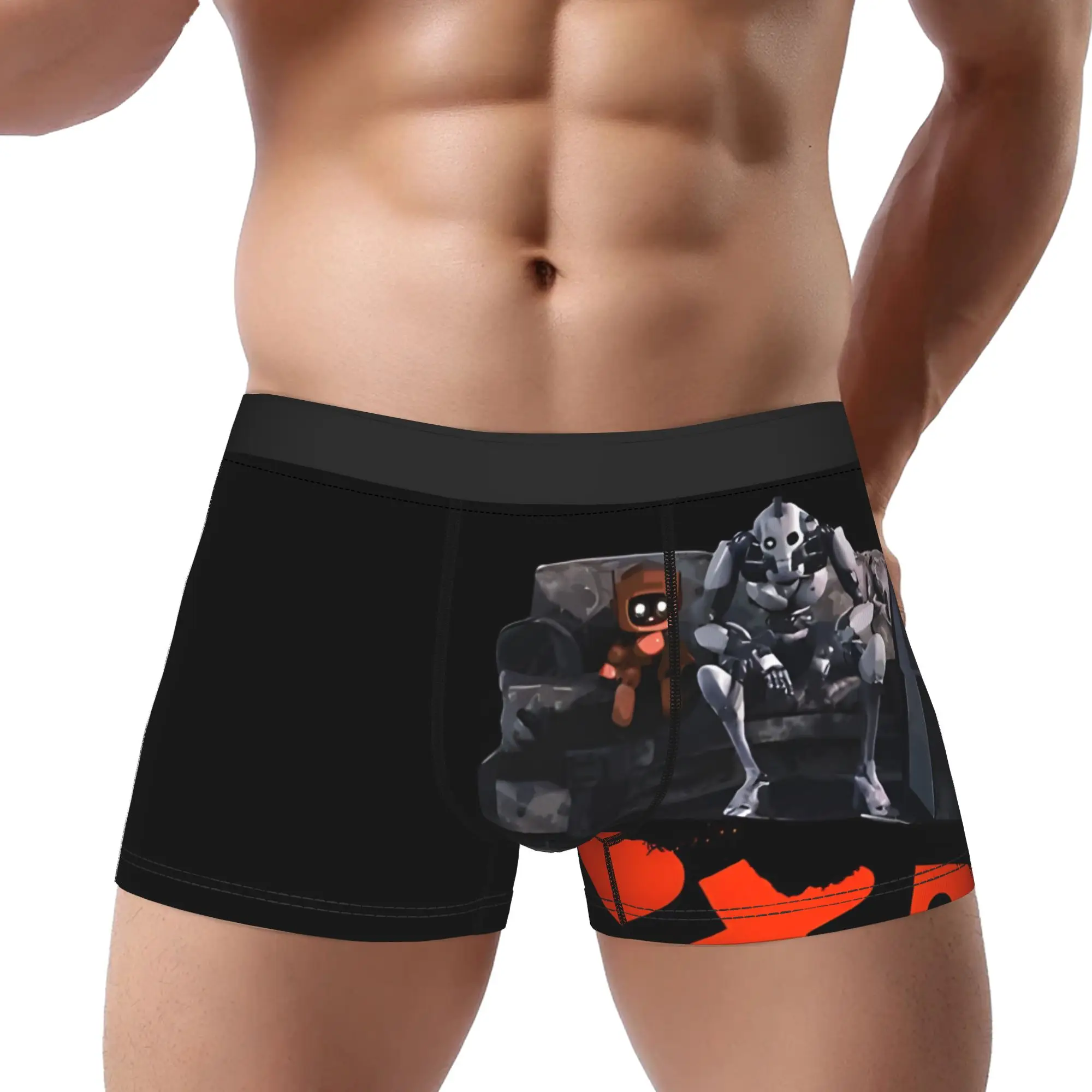 lLove Death And Robots4 lLove Death and Robots Underpants Breathbale Panties Man Underwear Comfortable Shorts Boxer Briefs