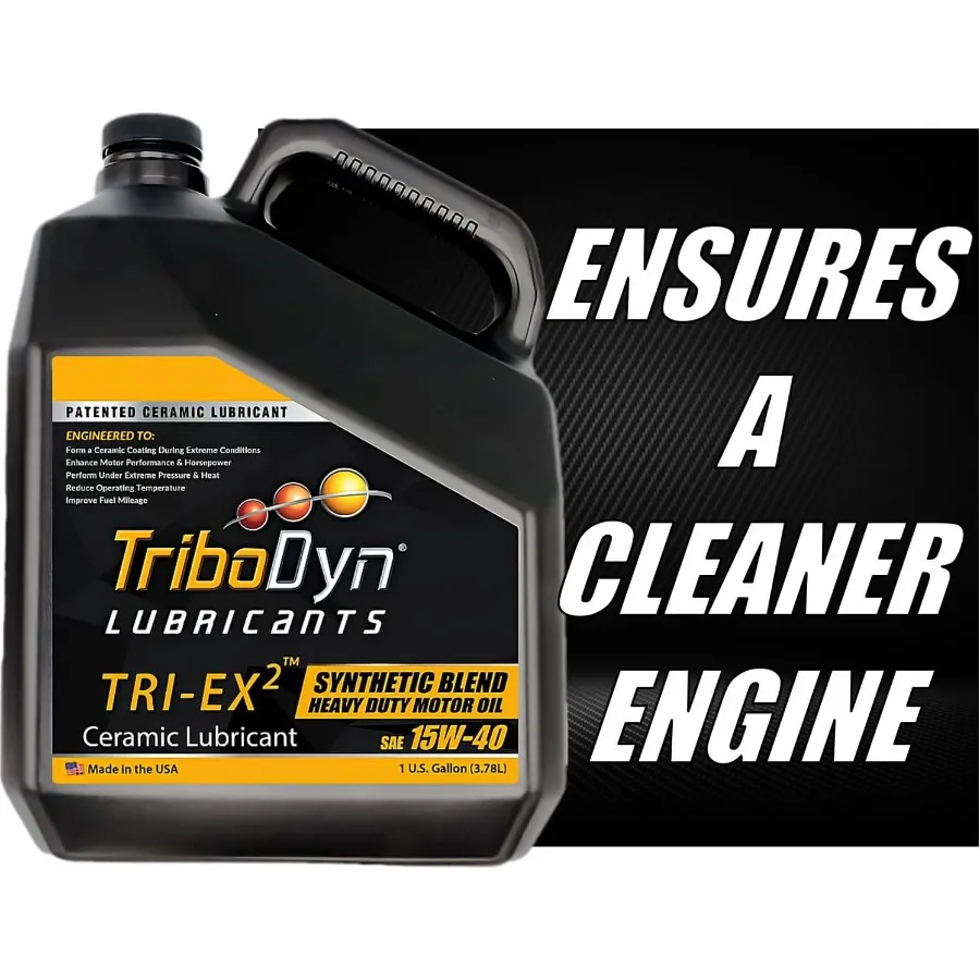 TRIEX2 15W40 زيت محرك صناعي عالي التحمل مع طلاء سيراميك حاصل على براءة اختراع لإصلاح الملابس لمحركات عالية الأداء مثالية f #6