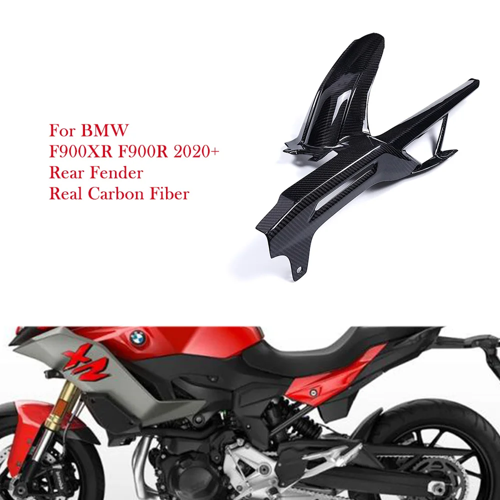 

For BMW F900XR F 900 XR F900R 2020 2021 2022 2023 2024 Real Dry Carbon Fiber Rear Fender Splash Mudguard Motorcycle Accessories
