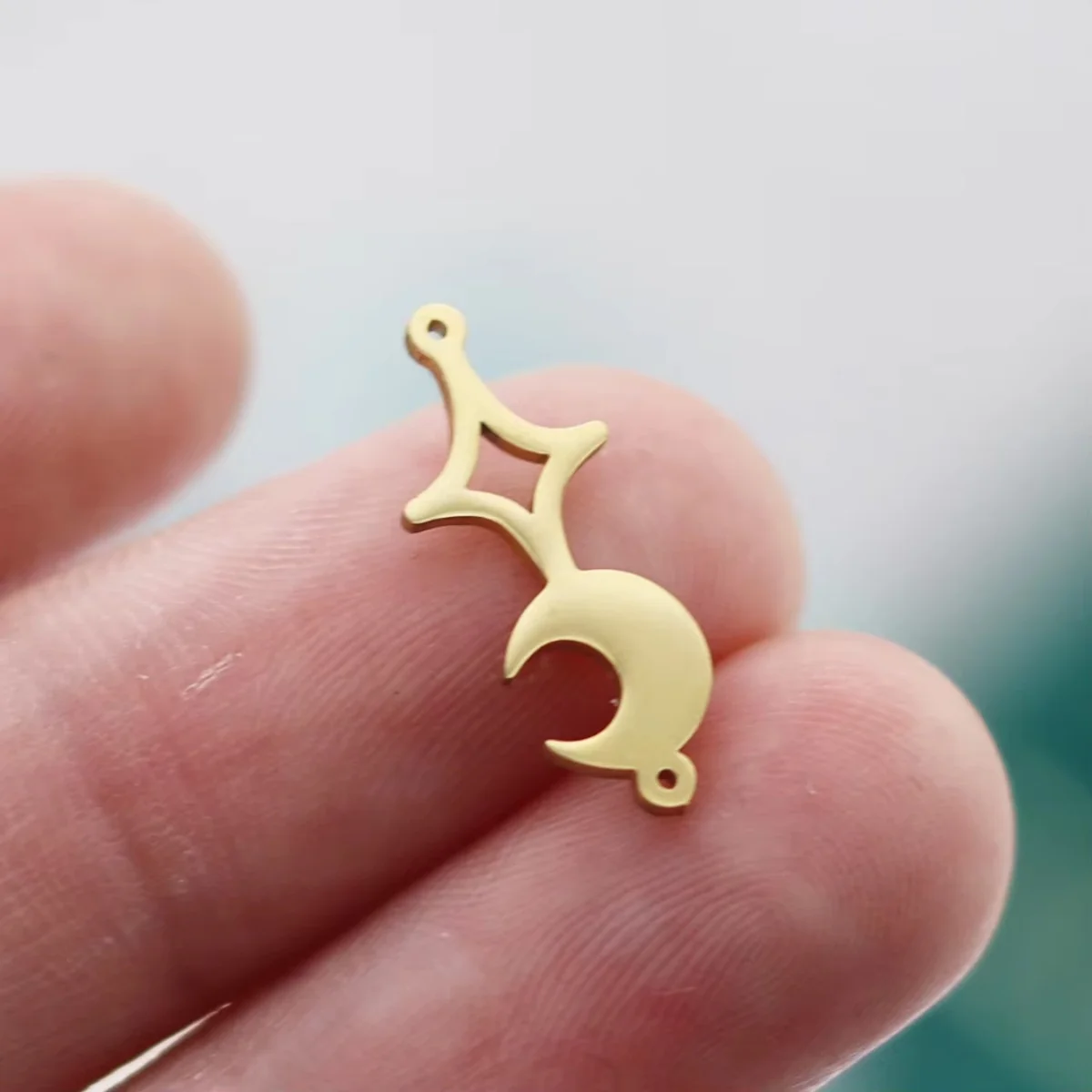 3pcs Star Moon Charms Stainless Steel Celestial Connector Pendant for DIY Jewelry Making Necklace Earrings Craft Accessories