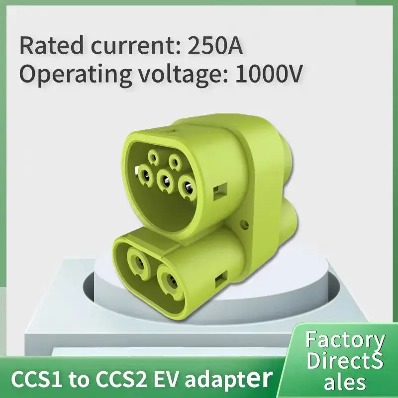 

20% Discount CCS1 to CCS2 250A 250KW Electric Vehicle Charger AC+DC Fast Ev Charging Adapter