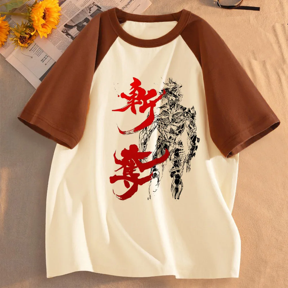 Metal Gear Solid t shirt shoujo dollette emo cute vintage scene  top tees streetwear funny Psychedelic