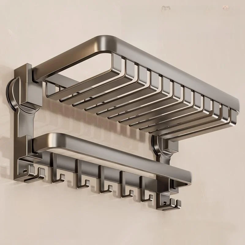 

Держатель для полотенец Batoom на присосках для ванной комнаты, из алюминиевого сплава, без сверления