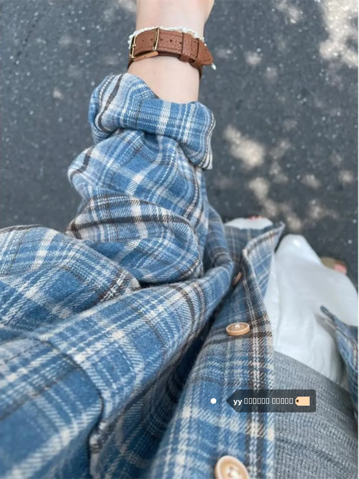 

Синий клетчатый повседневный джемпер irt, женский осенний новый свободный длинный топ све, модная внутренняя одежда, повседневная свободная посадка irt