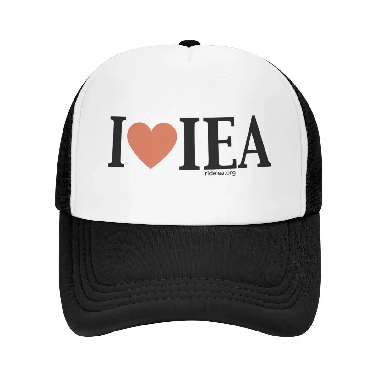 I love IEA - Orange - Transparent Background Baseball Cap Military Cap Man fishing hat Fashion Beach Ball Cap Women Men's