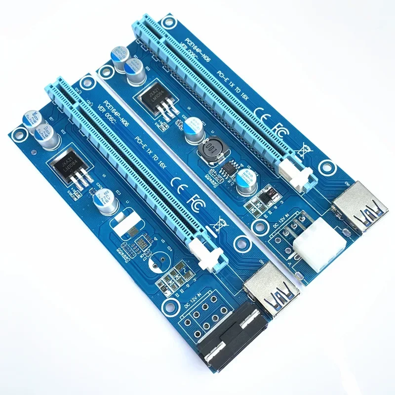 Extensor PCI Express 1X a 16X, cabo USB 3.0, placa riser PCI-E de 60 cm, adaptador PCIe para placa gráfica GPU
