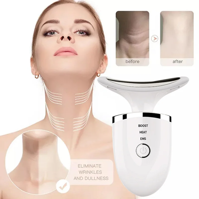 Portable Skin Tighten Massager Anti-aging LED for face and neck lifting Beauty Device