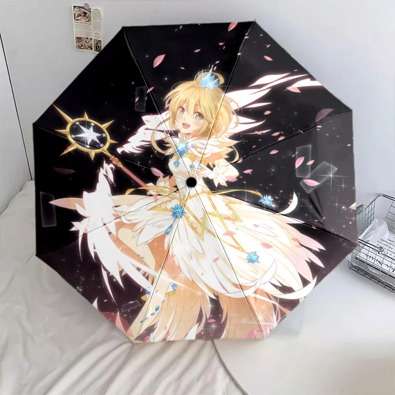 cardcaptor-sakura-sakura-theme-8-bone-automatic-folding-umbrella-durable-perfect-gift-for-anime-enthusiasts