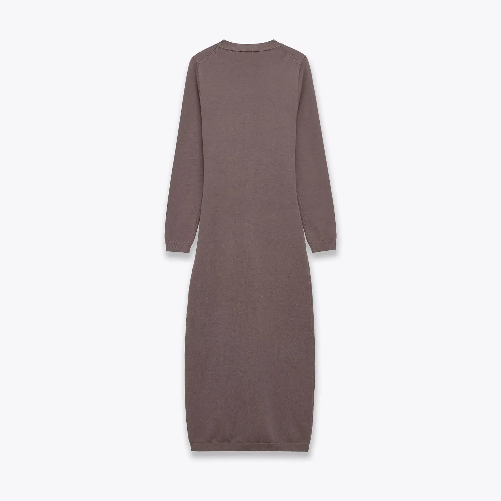 Faionable runde Ne Gestrickte Dr mit Gürtel Herbst Winter Neue Ankunft frauen Polyester Faser Gerade Rohr Rock Lange Sve