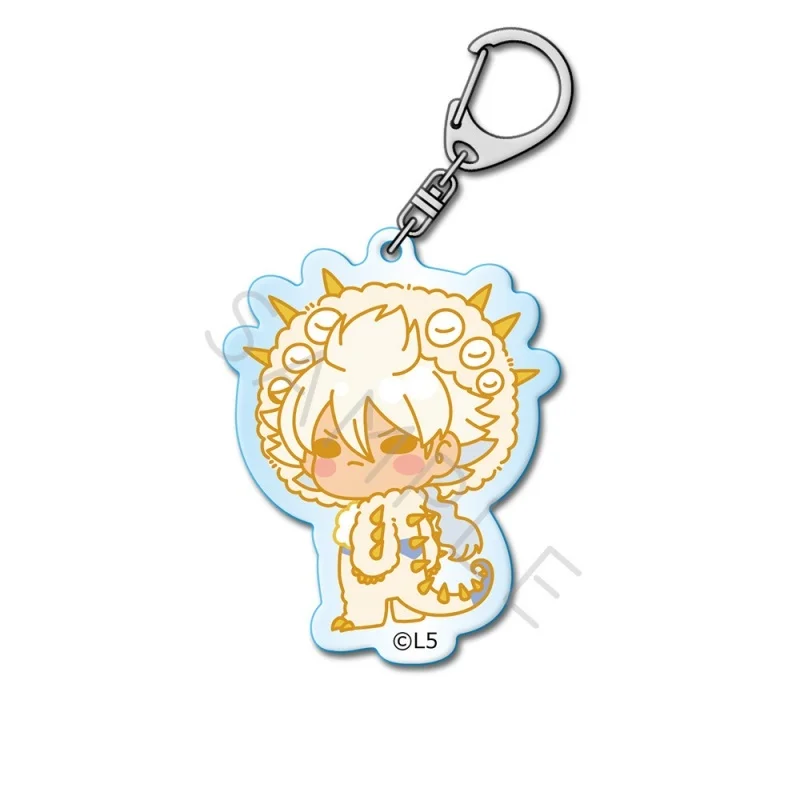 Anime Inazuma Eleven Hyoga Yukimura Q-Style Acrylic Pendant Keychains Bag Decorations Gifts For Friends