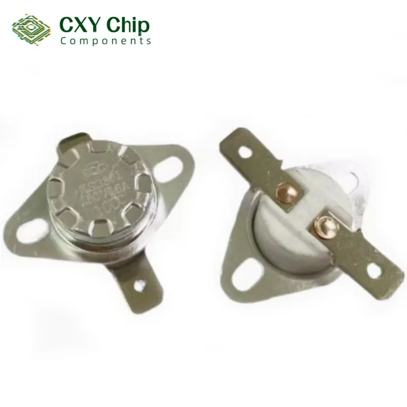 10pcs Bimetal Thermostat KSD302 KSD301 16A 250V Temperature Switch Ceramics 40~300C Degree Thermostat 45C 100C 160C 135C 110C 50