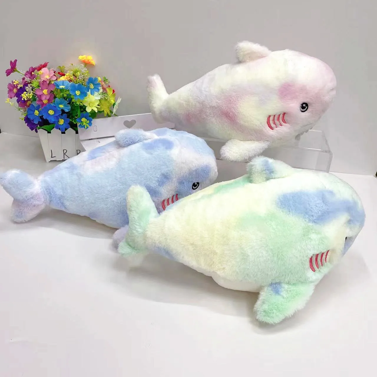 new cute soft Cartoon shark Sofa cushion Trendy pretty Plush Pillow Creative funny Comfort Bedroom Decoration birthday gift