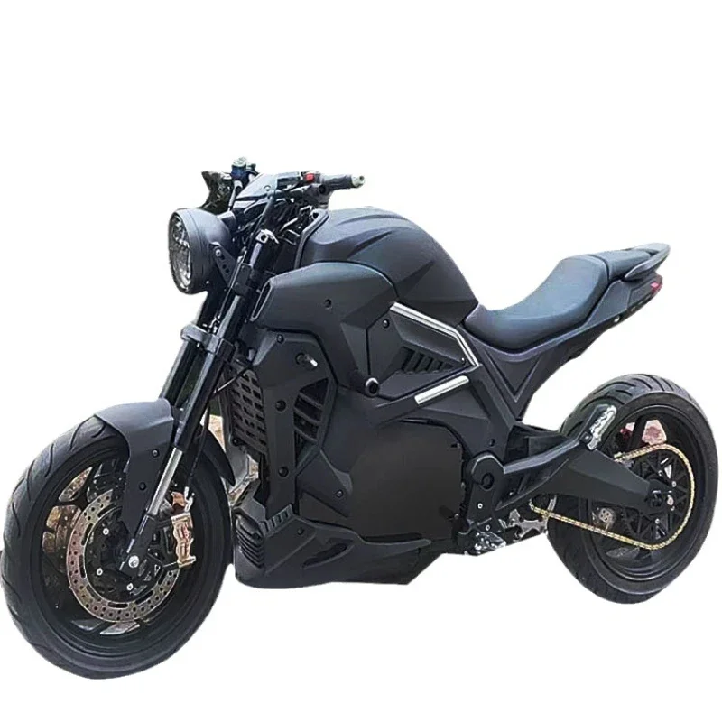 Large mid-chain motor motorcycle adult 72V large party racing high-speed street car electric motorcycle export 2 sets
