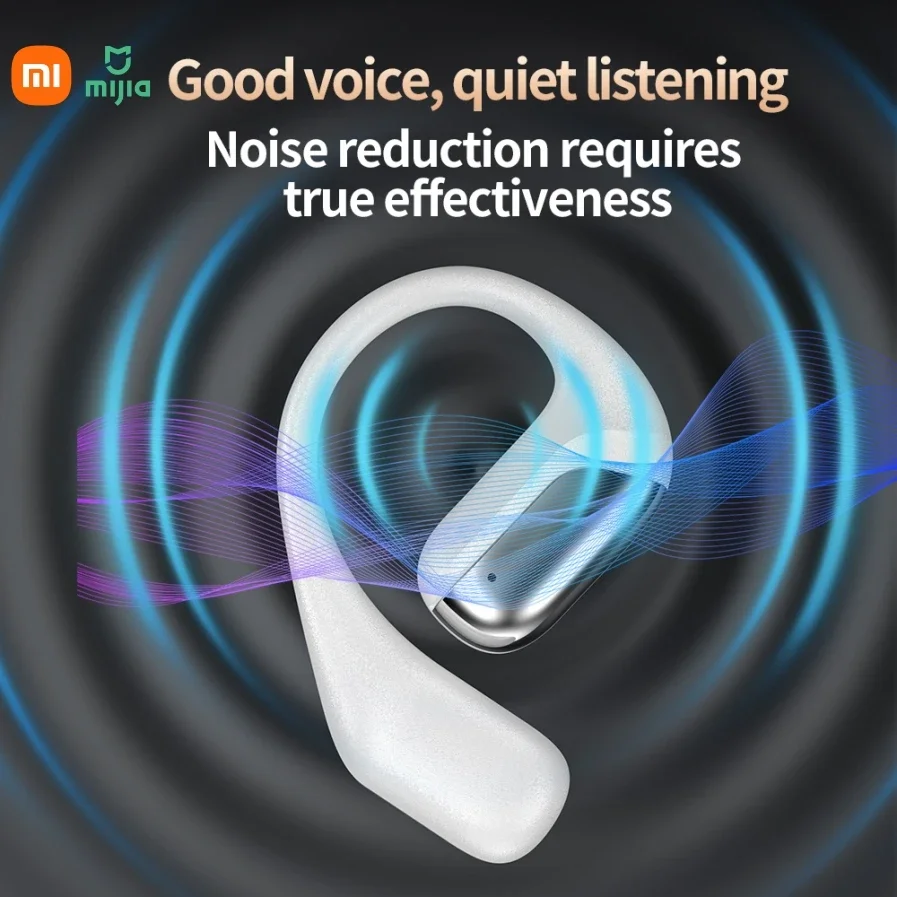 Fones de ouvido Bluetooth sem fio originais Xiaomi TWS, fones de ouvido esportivos para escritório, microfone com cancelamento de ruído, fones de ouvido com display LED