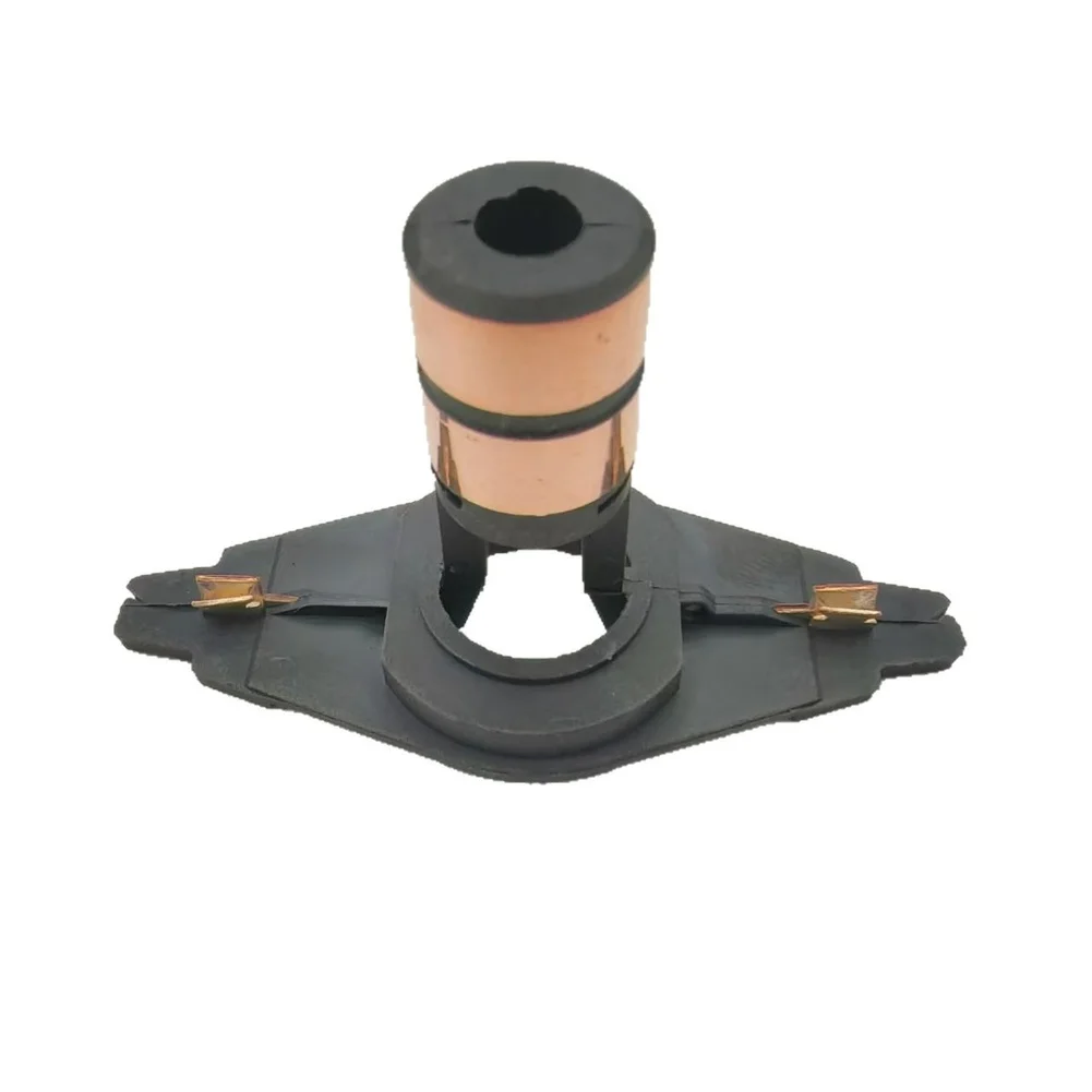 1pc 16.9x6.9x8(44.5)x2mm Dual Alternator Slip Ring High Conductivity Copper Generator Repair Part With Heat Resistant Frame