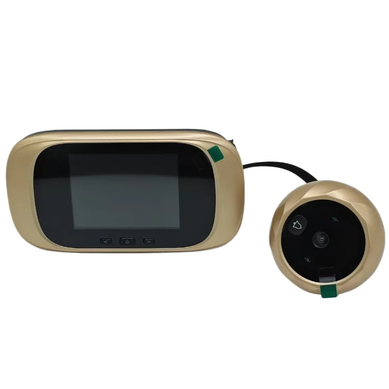 

2.8-inch Video Doorbell LCD Screen Digital Doorbell Monitor with Surveillance Camera Display Outdoor Motion Detection Eye