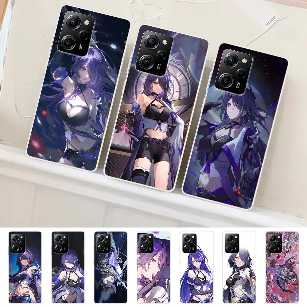 

Star Rail Acheron Case for Xiaomi Poco X6 X3 X5 M5s Pocophone F1 X4 NFC F3 M5 F2 M4 M3 F5 F4 GT M2 Pro Soft Clear Phone Cover