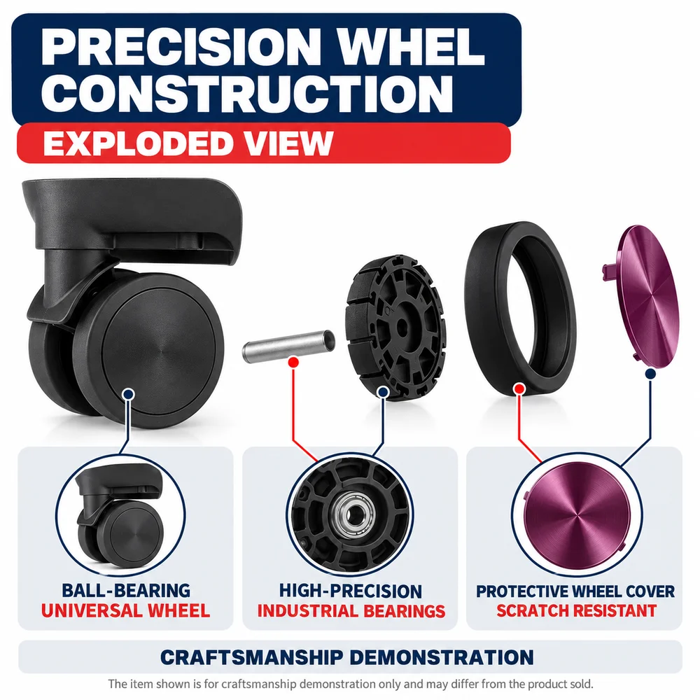 Replacement Luggage Wheel For  - Silent Replacement Luggage Wheels 评论和价格