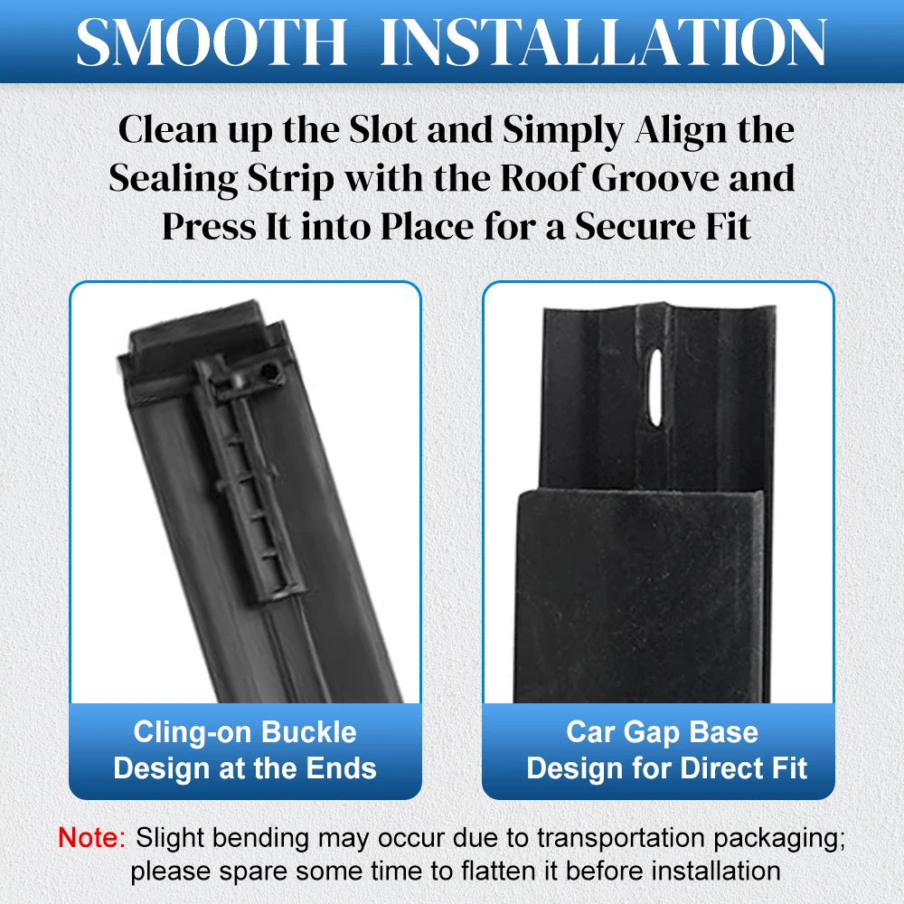 Listwa uszczelniająca dachu lewa prawa do Toyoty Tundra Crewmax/Crew 2007-2020 75551-0C060 75552-0C060