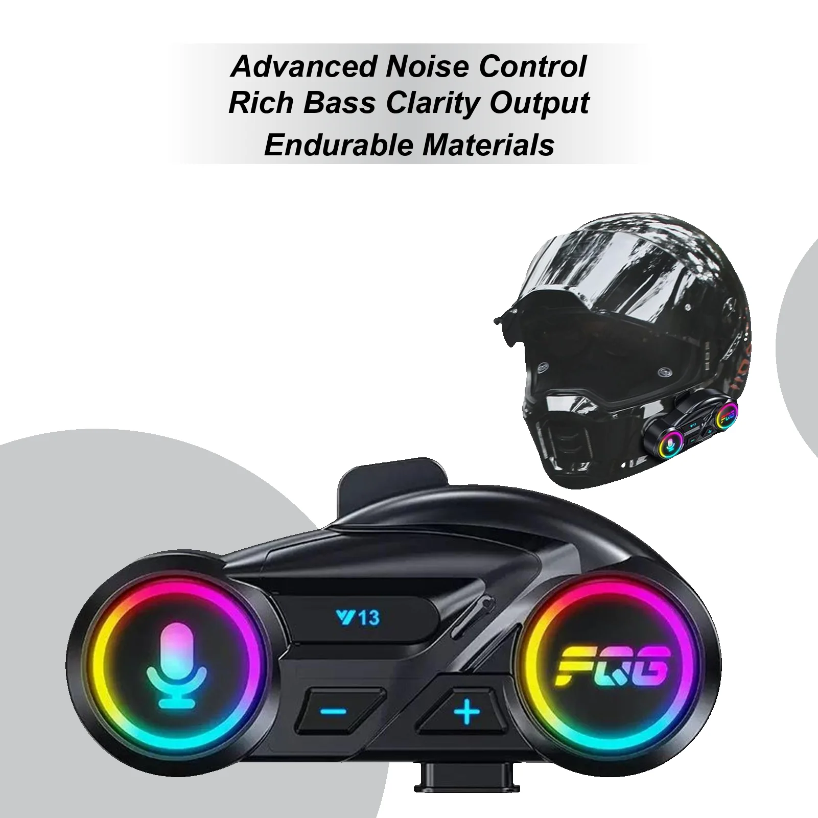 

Headphones For Motorcycle Helmet Motorcycle Wireless Headphones For Helmet Earbuds Waterproof Noise Reduction For Skiing Racing