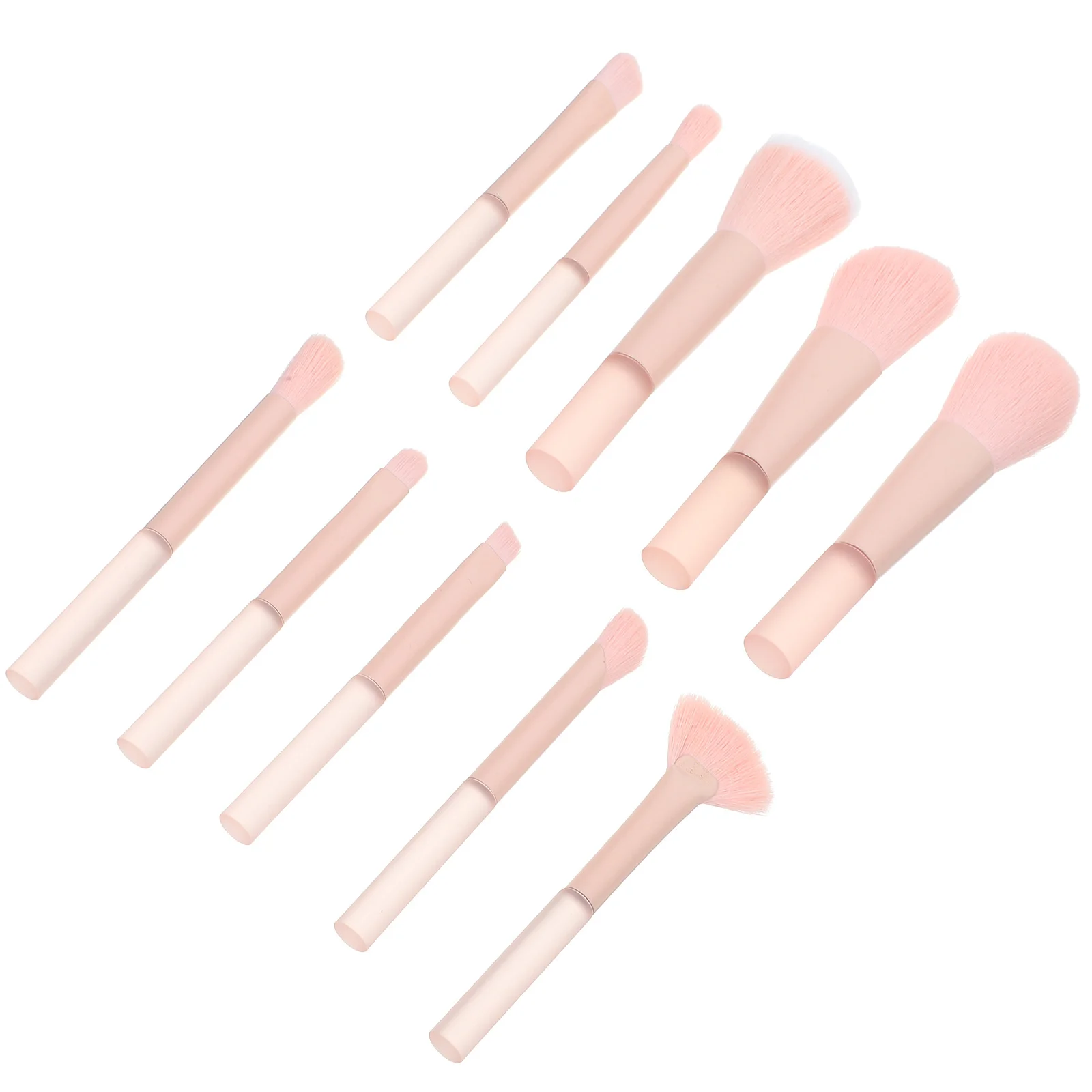 مجموعة واحدة من فرش المكياج، حجم احترافي للسفر لظلال العيون وأحمر الخدود وبودرة فضفاضة لتطبيق الأدوات اليومية النسائية