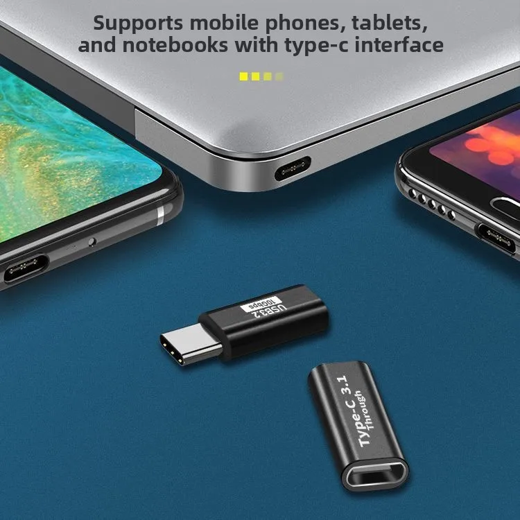

TYPE‑C Female to Male Elbow Adapter, Up/Down Bend, Fast Charging, TYPE‑C 3.1 Full‑Function Audio‑Video Adapter