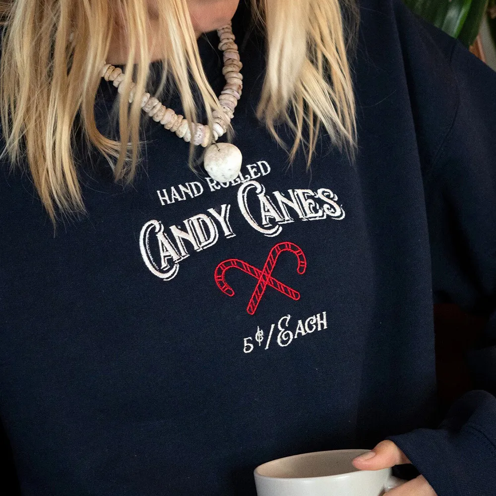 

Ручной скрученный рождественский свитшот с круглым вырезом и вышивкой, женский повседневный пуловер в винтажном стиле, толстые флисовые теплые джемперы