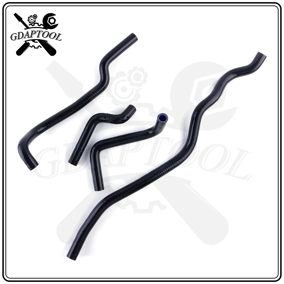 4Pcs Silicone Radiator Coolant Hose Kit For 2003 Kawasaki Prairie 650 ATV Farm Off Road