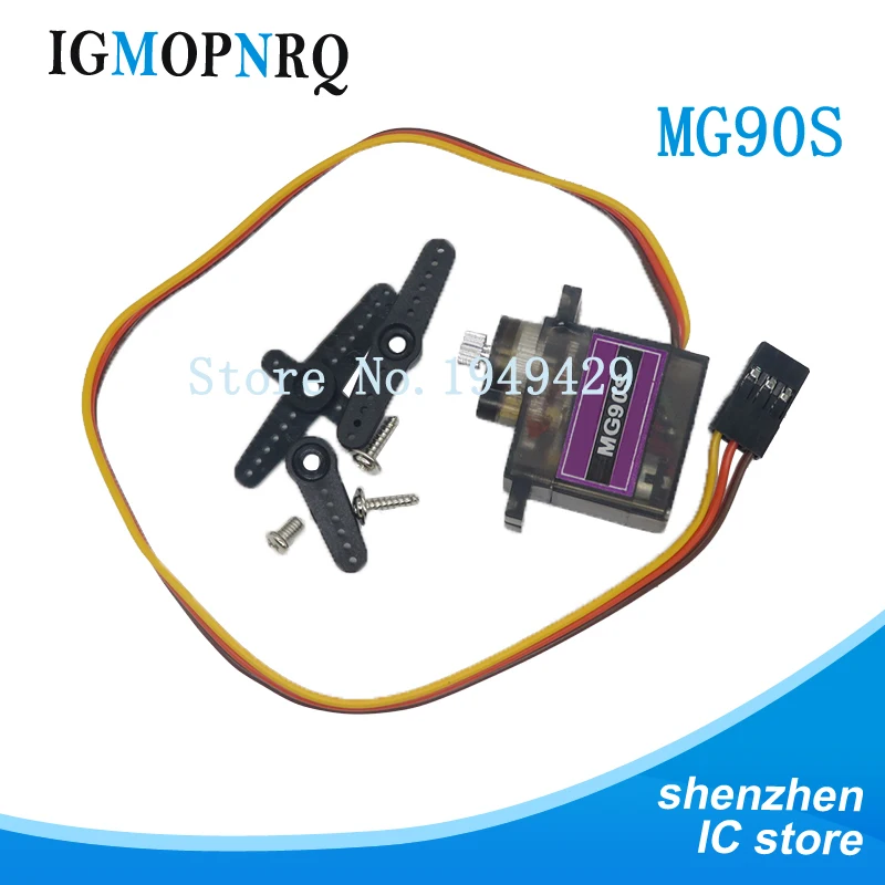 10PCS SG90 MG90S MG995 MG996 Servo Metal Gear for Model Helicopter Boat For UNO DIY
