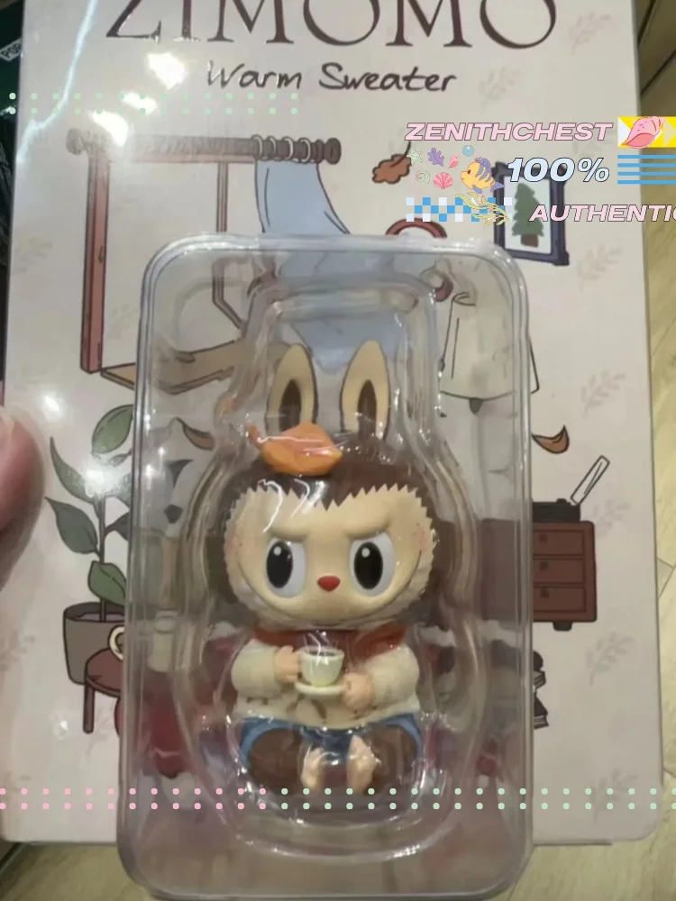 حقيقي POPMARTLABUBU ZIMOMO معطف شتاء بطاقة معلقة للأطفال العصرية هدية خاصة تجربة مثل لا آخر الحلي المنزلية #5