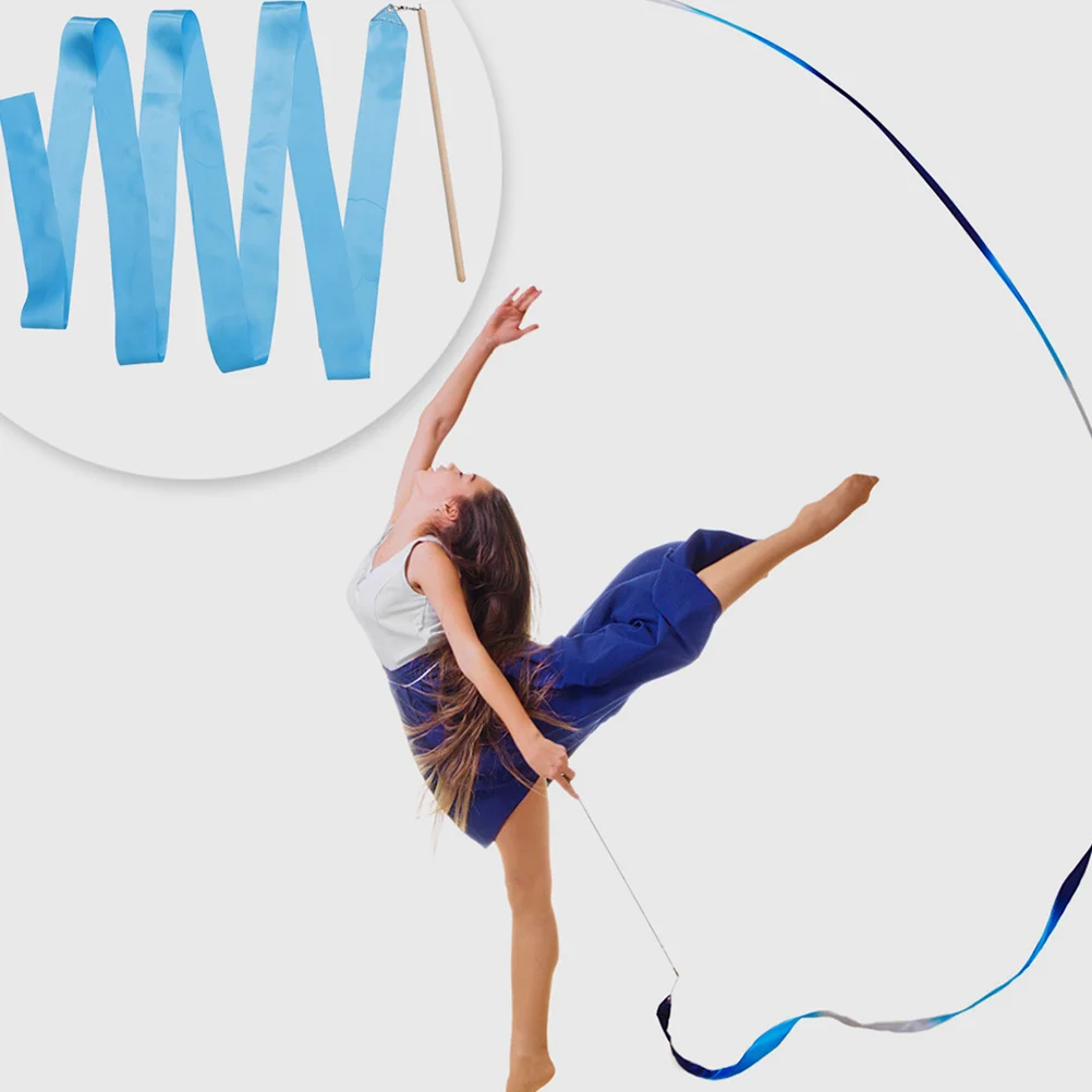 

4Pcs Dance Ribbon Streamers Colorful Gymnastics Belts Improve Physical Functions Easy to Learn Elegant Movement