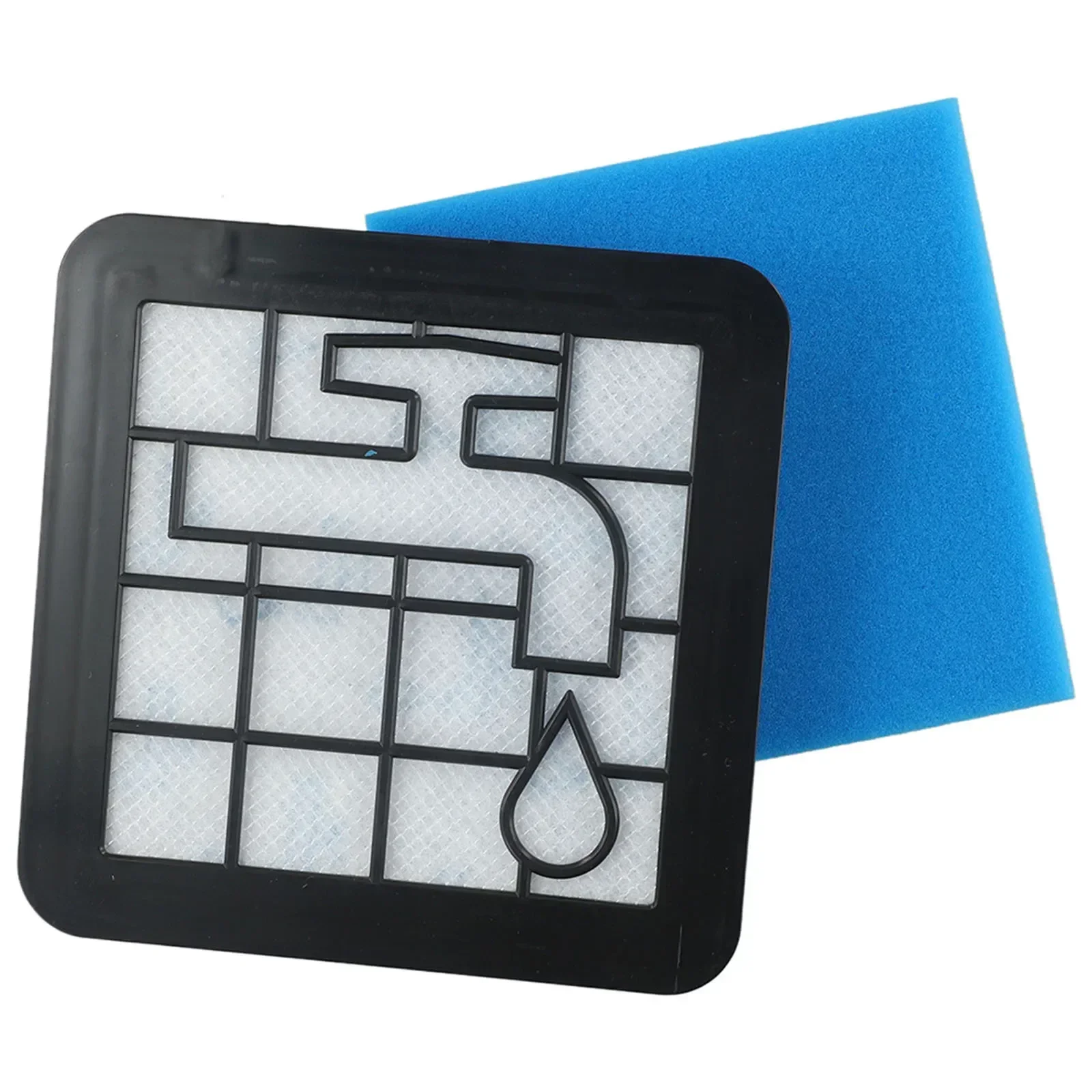 1 шт. фильтр + 1 шт. губка для пылесоса FC9330 9331 9350 запасные части для бытовой уборки сменные аксессуары