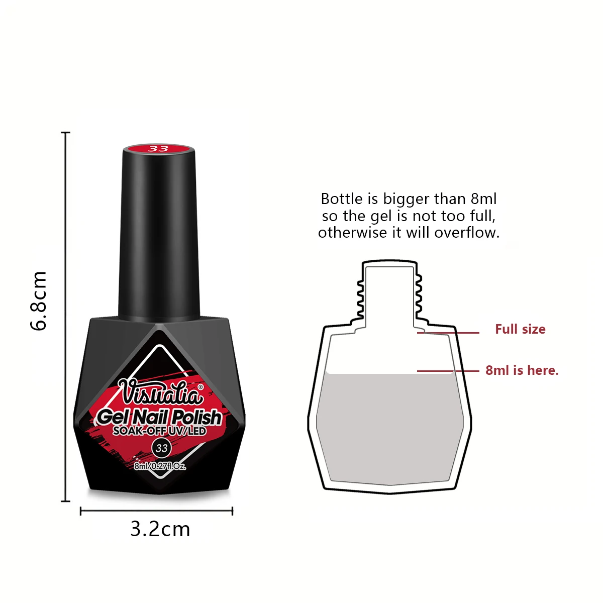 6 unids/set de esmalte de uñas de Gel para todas las estaciones, Kit de esmalte de Gel UV semipermanente rojo rosa desnudo, todo en uno para remojar la manicura