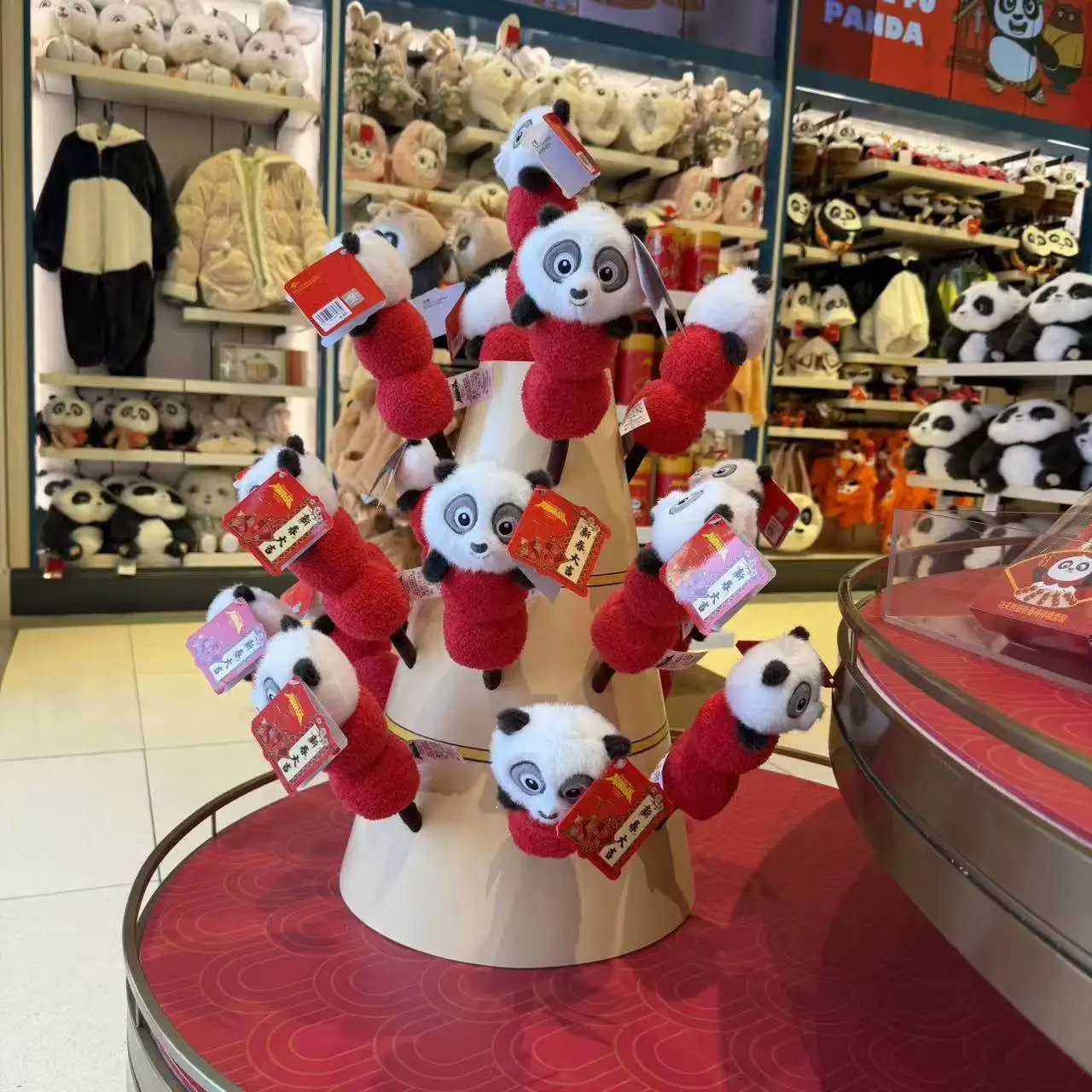 Beijing Universal Resort 2026 New Year Limited Edition Kung Fu Panda Po Plush Souvenir with Candied Haw (Ice-Glazed Fruit) Theme