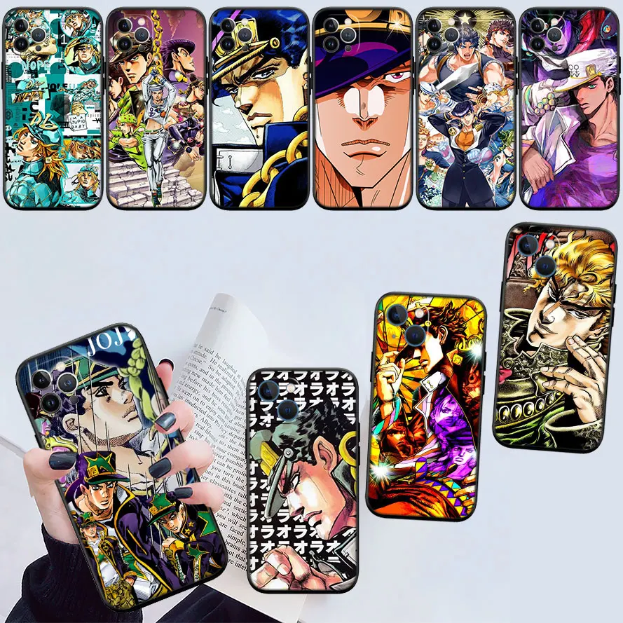 JoJos Bizarre Adventure New High-End Cell Phones Case for iPhone 16 15 14 13 12 Pro Max Plus Mini