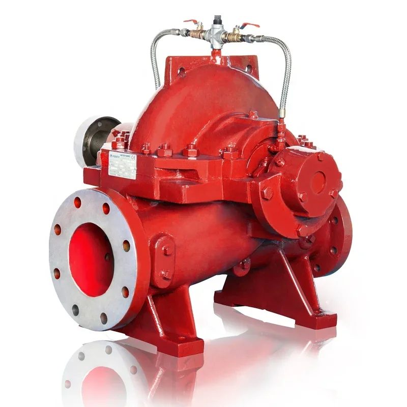 Double Suction Horizontal Split Case Centrifugal Engine Pump for Fire Fighting