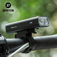 ROCKBROS Bicycle Handlebar Front Lamp, USB Rechargeable Flashlight, Safety Tail Light, Cycling Headlight, MTB, Rode, 400LM