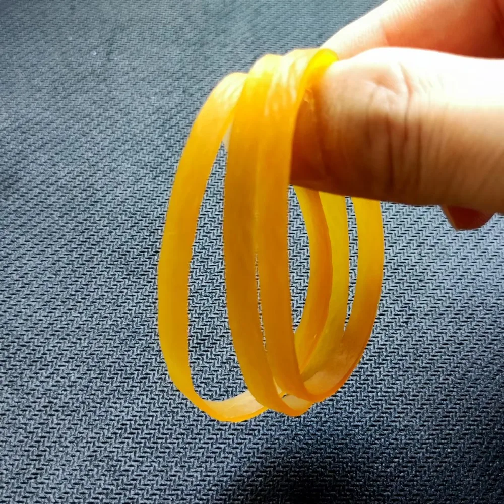 20/300 ชิ้นยางรัดอเนกประสงค์สีดำทนทานยืดแหวนยางขนาดใหญ่ขนาดใหญ่ยางหนาแถบยางยืดอุปกรณ์สำนักงาน