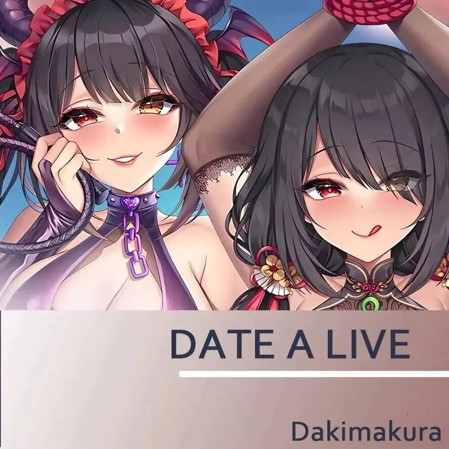 

Kurumi Dakimakura Body Pillow Case Cover DATE Tokisaki A LIVE Anime Hing Cushion Otaku Full Bedding