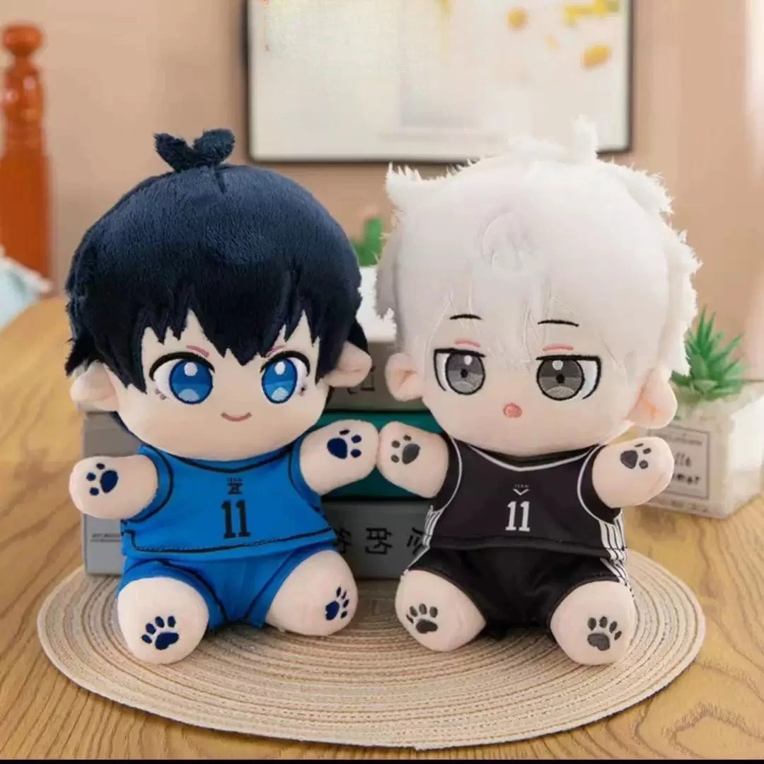 5 styles 20CM Cute Blue Lock Anime Stuffed Cotton Doll Nagi Cartoon Periphery Kawaii Figure Character Plushie Ornaments Birthday
