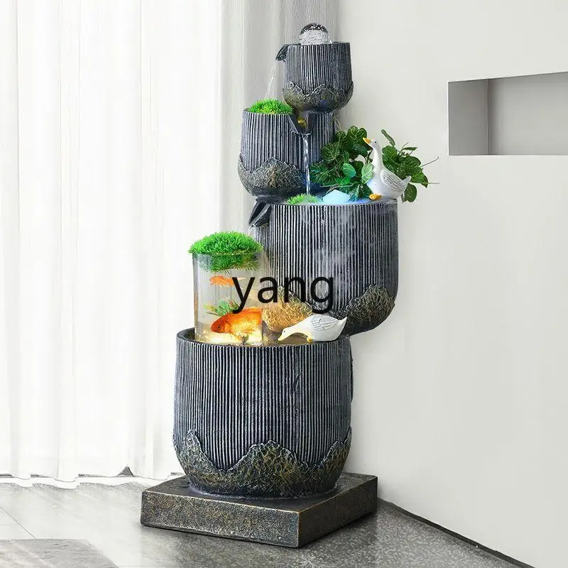 

LH modern simple fish tank circulating water TV cabinet, flowing water ornament next to the sofa