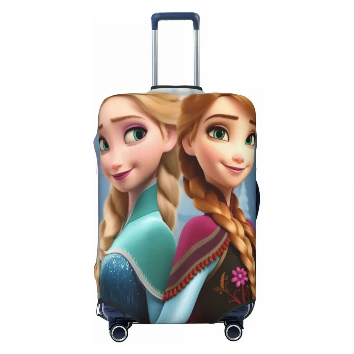 

Забавный эластичный чехол для чемодана с мультяшным принтом F-Frozen, защитный чехол для багажа