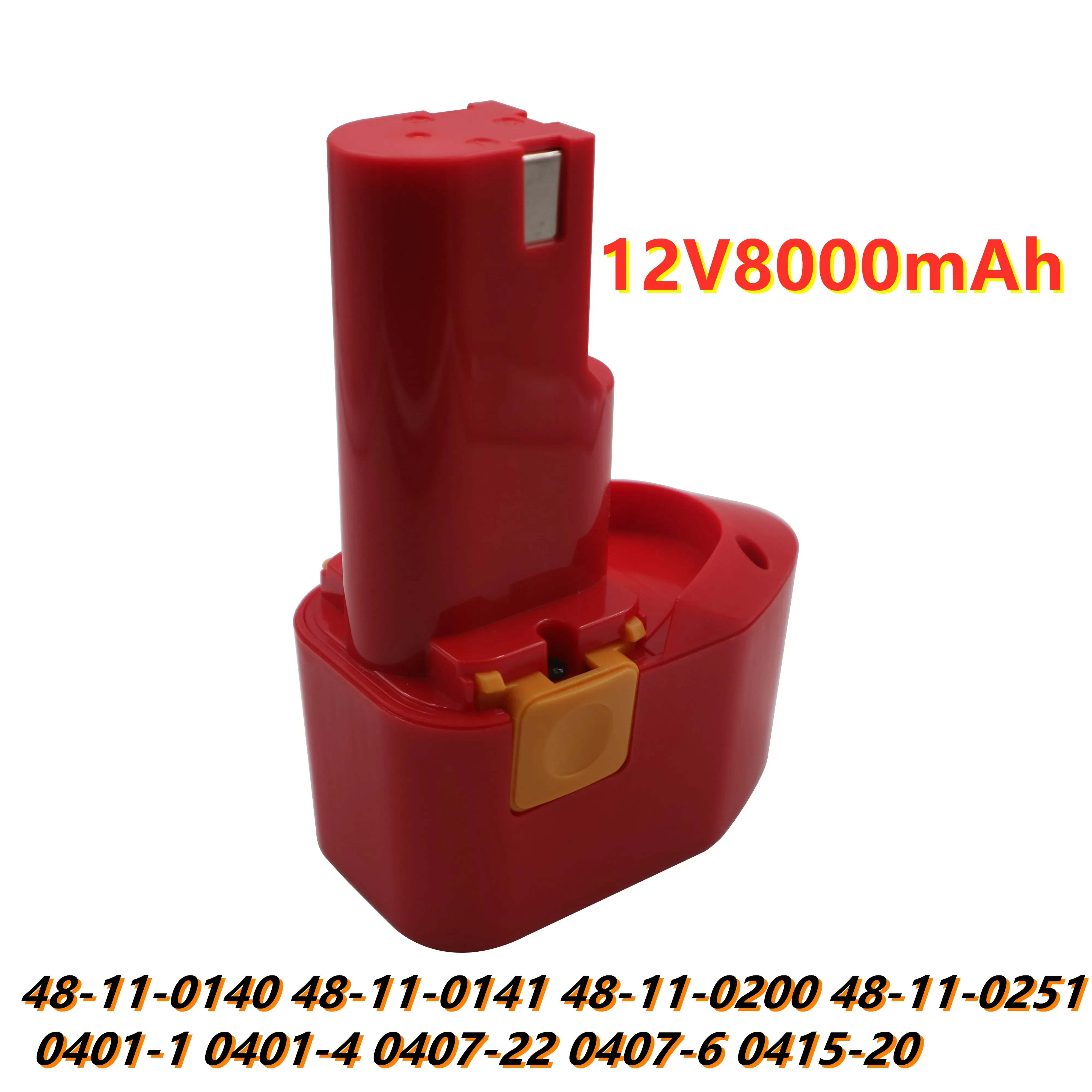 

Для Mil 12VC 12V8000mAh 48-11-0140 48-11-0141 48-11-0200 48-11-0251 0401-1 0401-4 0407-22 0407-6 0415-20 12V NI-CD