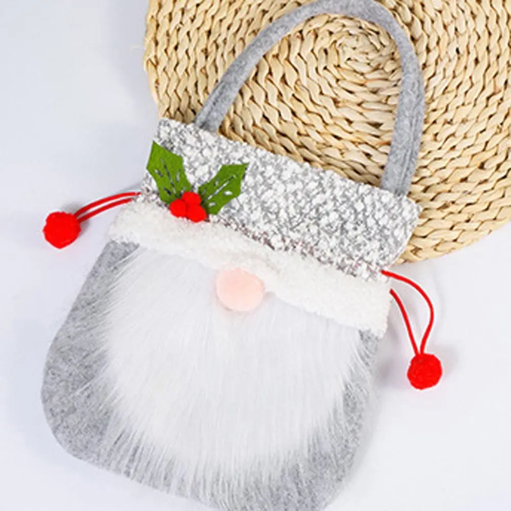 سانتا كلوز للديكورات المنزلية تخزين المجوهرات حقائب عيد الميلاد شجرة عيد الميلاد الحلي أكياس الحلوى أكياس التخزين #2