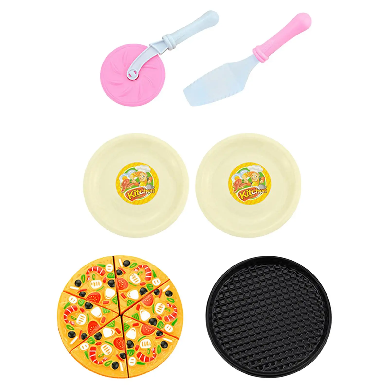 11 قطعة لعبة قطع البيتزا للأطفال لعبة التظاهر لعب للأطفال هدايا للأولاد والبنات