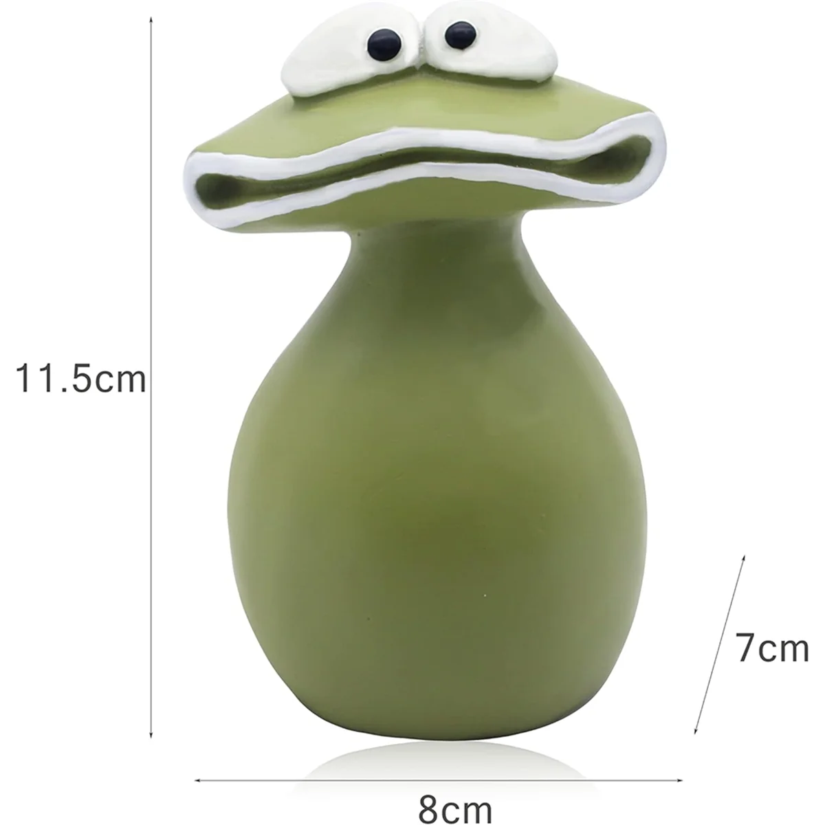 Statua di rana resina grande bocca Statue di rana impermeabili fatte a mano, per la decorazione della casa del giardino decorazioni divertenti di cantieri M