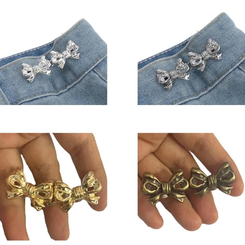 

Bows Pant Pin Jean Button Pins No Sew Waist Button Waist Buckle Instant Button Drop Shipping